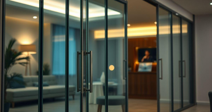 Porta de vidro de correr: vantagens, tipos e dicas de instalação Porta de vidro de correr: vantagens, tipos e dicas de instalação