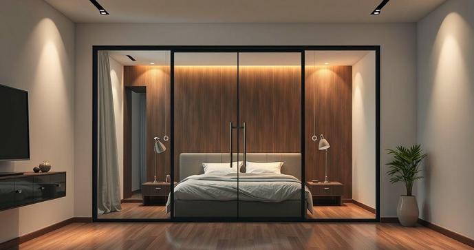 Como escolher a porta de vidro para quarto ideal para sua casa
