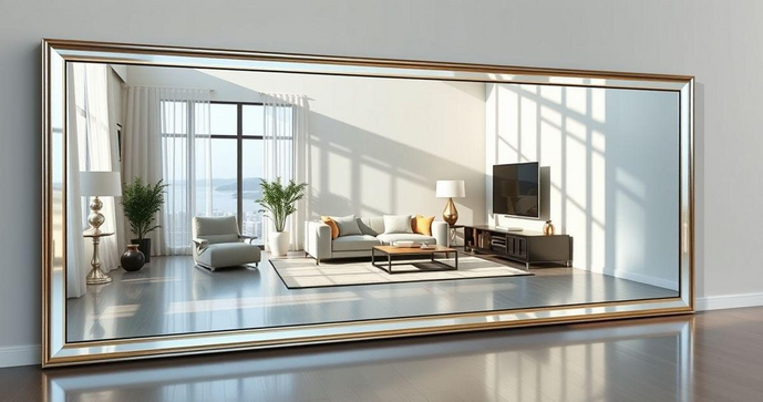 Espelho Grande: Como Escolher e Usar para Ampliar Espaços e Estilo na Decoração Espelho Grande: Como Escolher e Usar para Ampliar Espaços e Estilo na Decoração