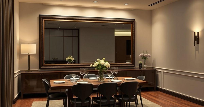 Espelho para Sala de Jantar: Como Escolher o Ideal para Transformar Seu Ambiente