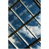 telhado de vidro de correr Jardim Panorama