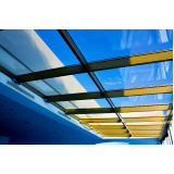 telhado de vidro para varanda preço peruche